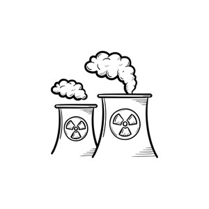 300x300 Nuclear Power Plant Royalty Free Vectors