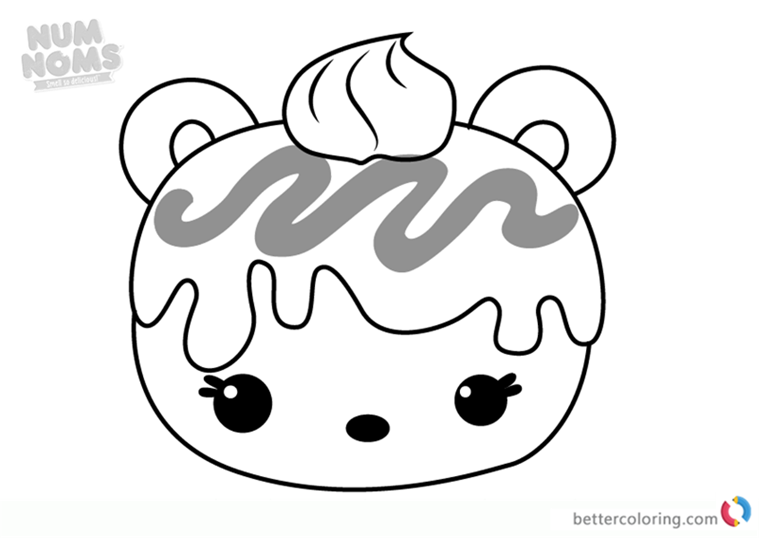 1100x780 Mac Minty From Num Noms Coloring Pages