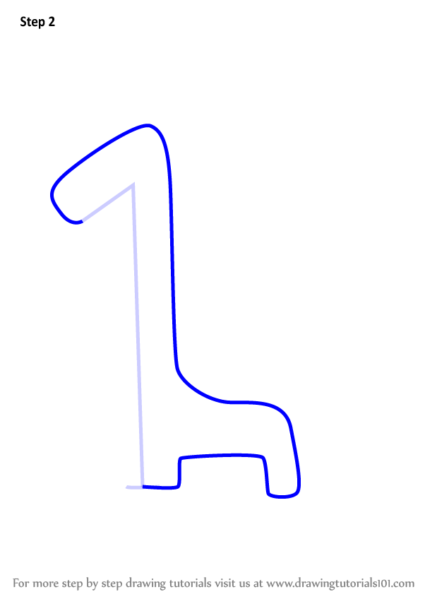 602x848 Learn How To Draw A Giraffe Using Number