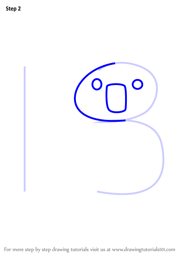 602x848 Learn How To Draw A Koala Using Number