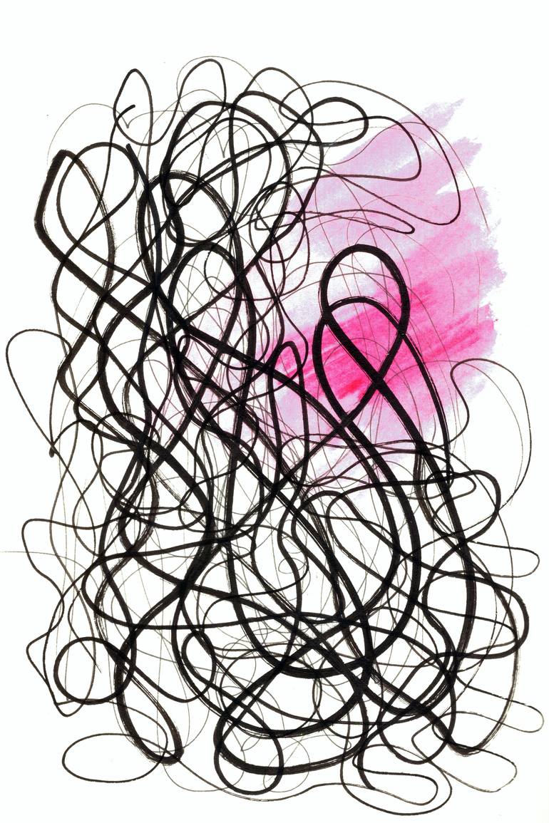 770x1155 Abstract Object Number Drawing