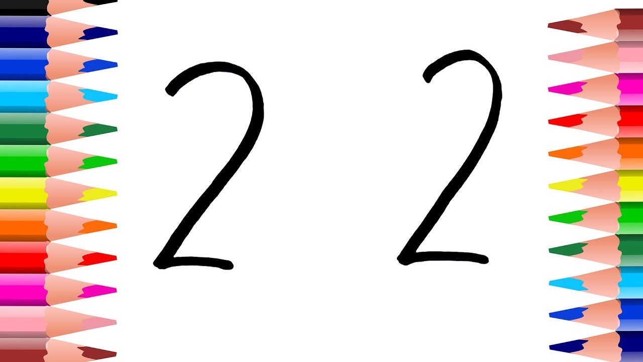 1280x720 Hindi How To Draw Bird Parrot With Number