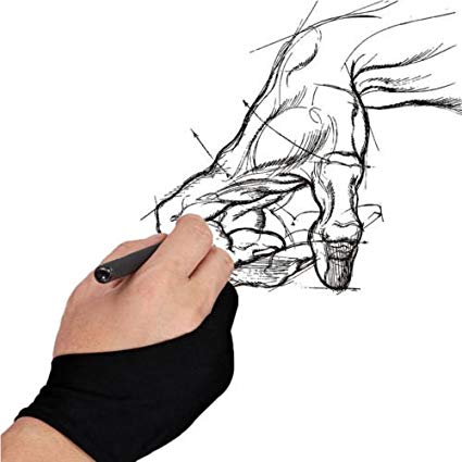 425x425 World Home Professional Free Size Artist Drawing Glove