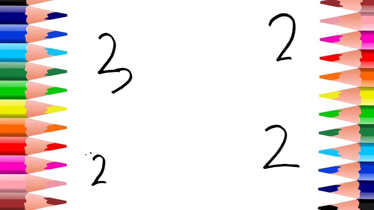 1280x720 Hindi How To Draw Bird Form Number Easy Drawing Step