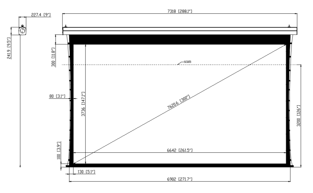 1007x622 Aluminum Tensioned Drawing Inovascreen