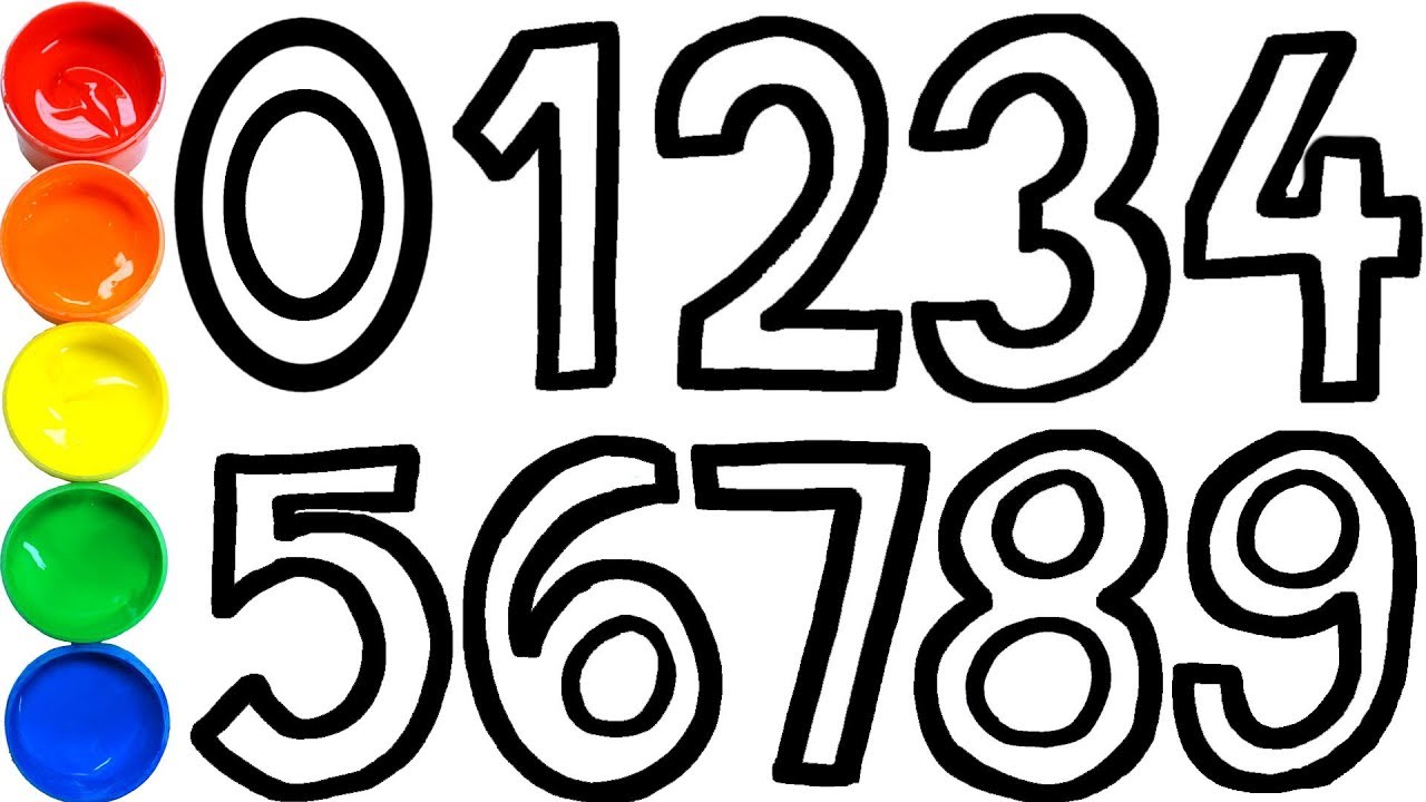 1280x720 Glitter Counting Number To Drawing And Coloring Amazing Toys