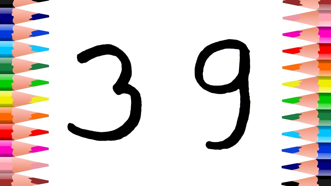 1280x720 How To Draw Rose With Number