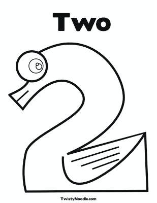 309x400 Number Coloring