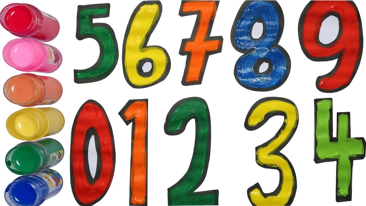 1280x720 Babybong How To Draw Number To Drawing Painting