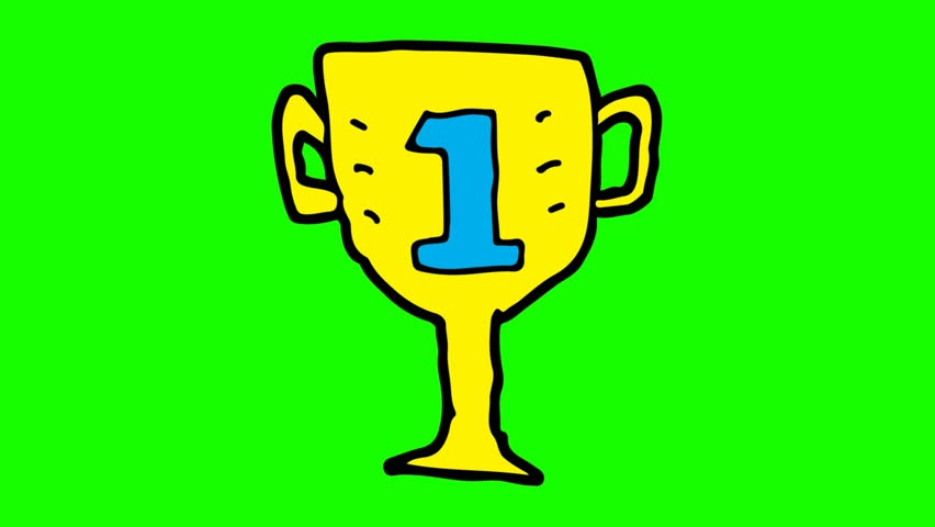 852x480 Kids Drawing Green Background With Stock Footage Video