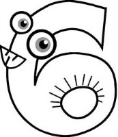 173x200 Number Coloring Pages For Kids