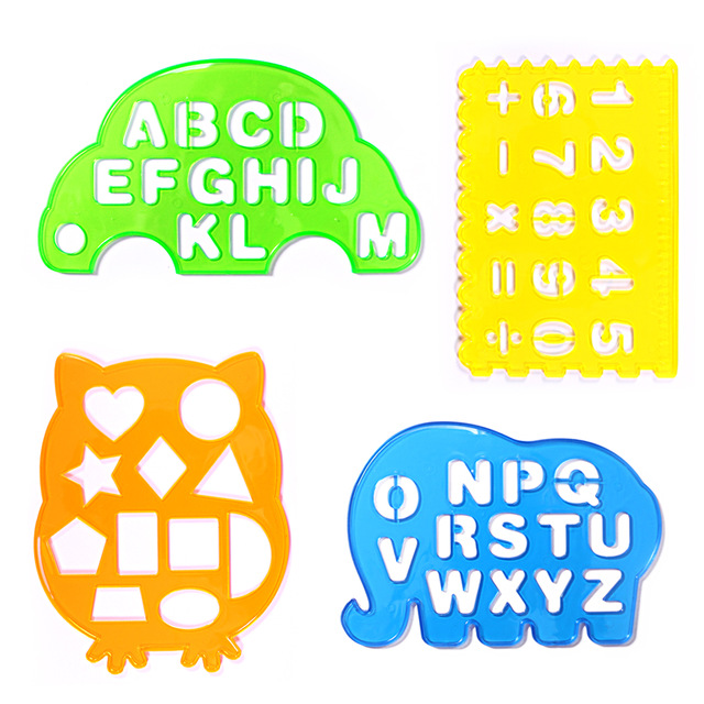 640x640 Paint Learning Kit Drawing Template Geometry Ruler Number