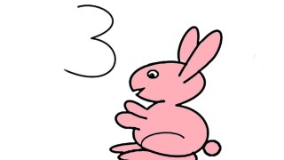 320x180 How To Draw A Fun Rabbit From Number Three Diy Crafts Tutorial
