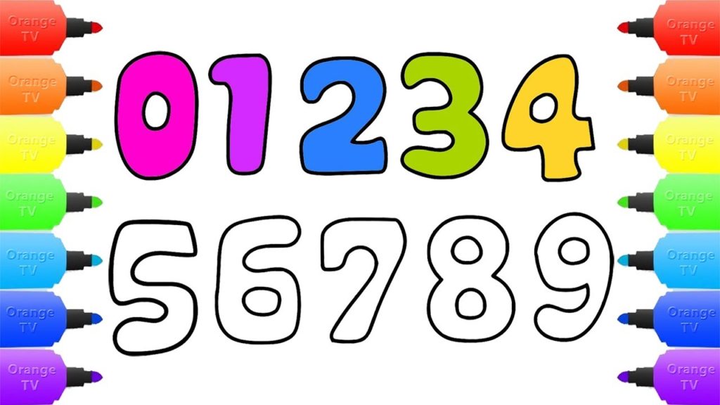 1024x576 Numbers Drawing And Coloring For Kids Learn Numbers
