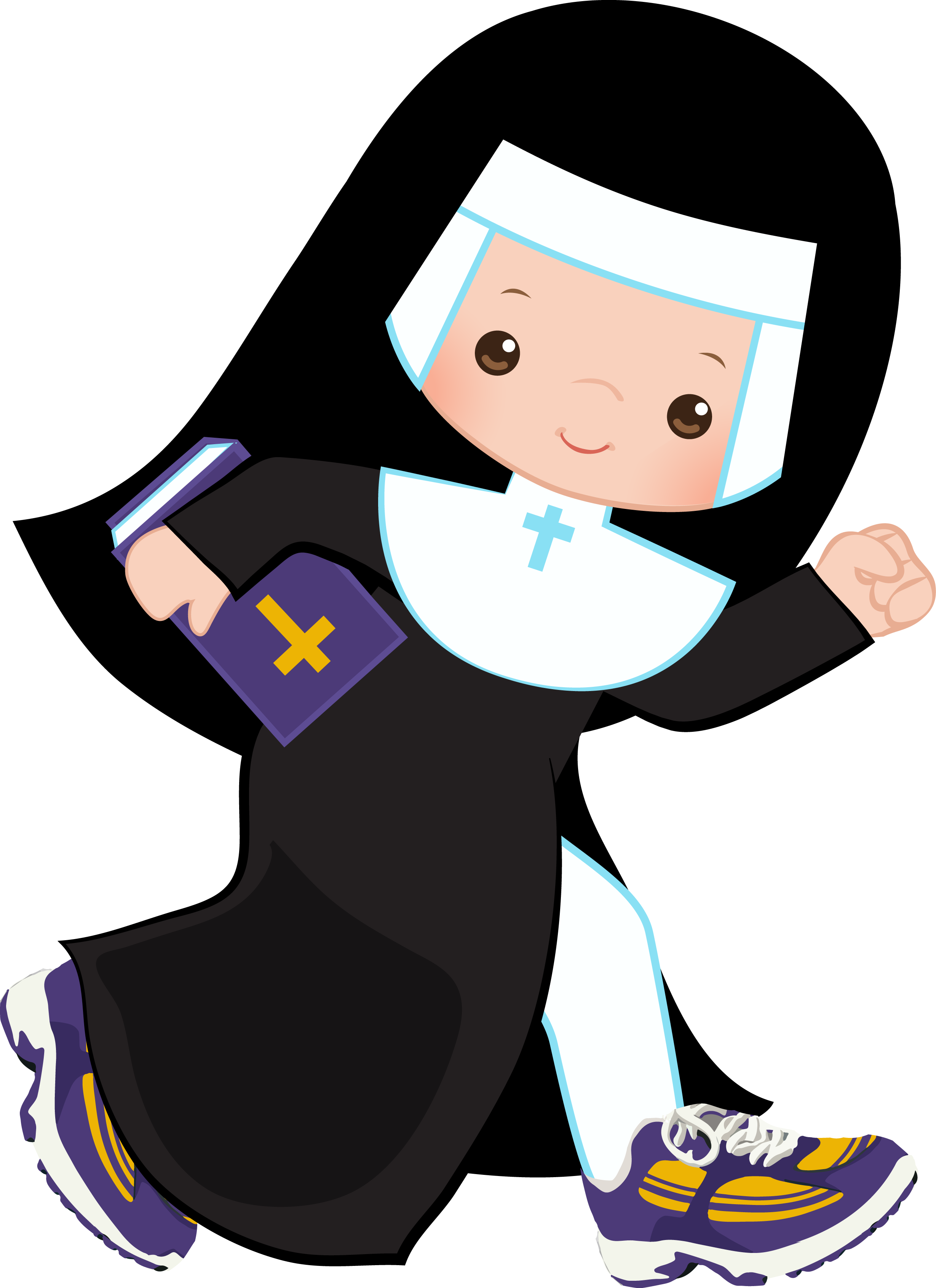 2458x3381 Collection Of Free Nun Drawing Cartoon Download On Ui Ex