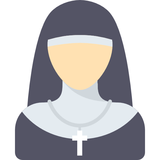 512x512 Collection Of Free Nun Drawing Religious Download On Ui Ex