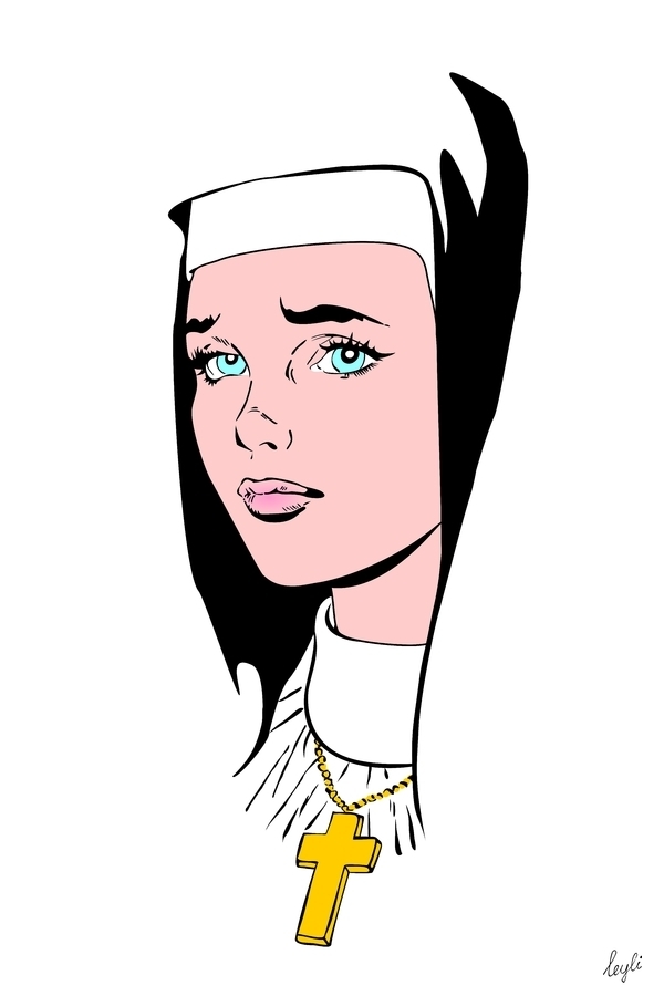 600x900 Nun Leyli Gasanova Prints, Photographs Art Reproductions