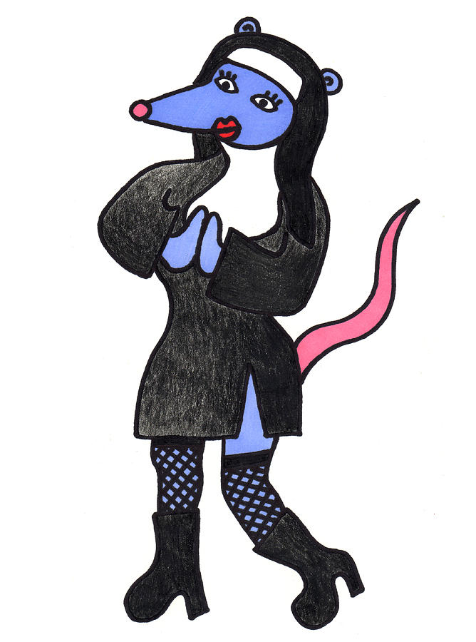 668x900 Rat Nun Drawing