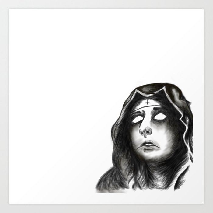 700x700 Remastered Nun Art Print