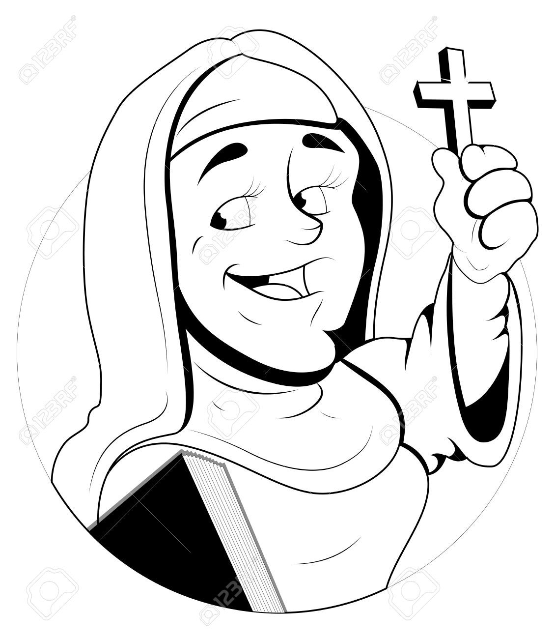 1130x1300 Clipart Black And White Nun Clipart Portal