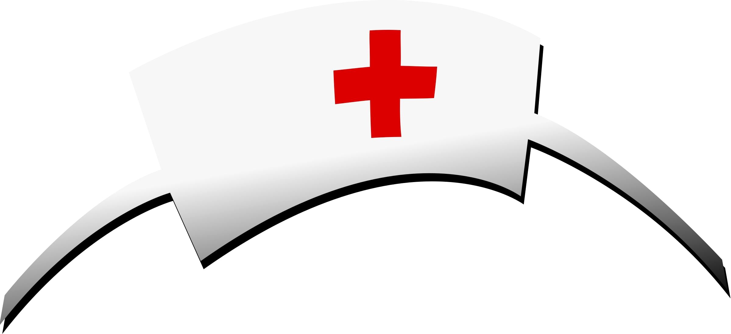 2400x1097 Nurses Hat Clipart Cartoon Nurse