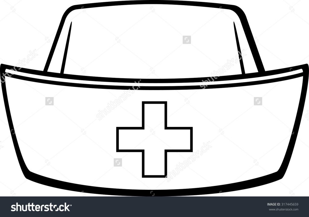 1024x720 Expert Printable Nurses Hat Special Nurse Cap Drawing