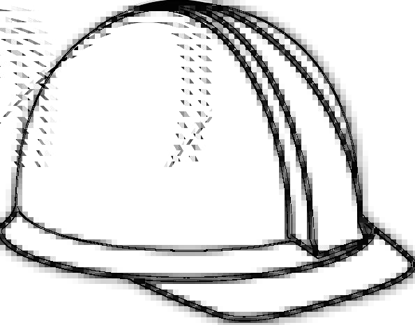 595x467 how to draw a nurse hat hard hat drawing