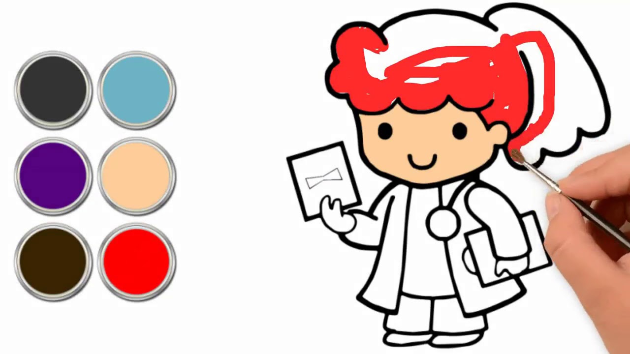 1280x720 Nurse Coloring