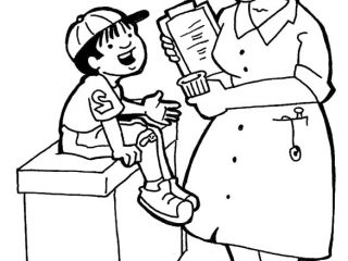 320x240 Nurse Coloring