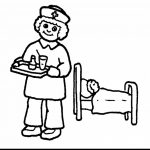 150x150 Unconditional Nursing Coloring Pages Nurse Drawing For Kids