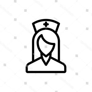300x300 Nurse Hat Line Icon Vector Gm Lazttweet