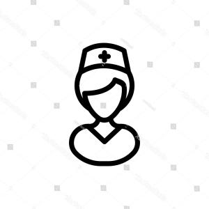 300x300 Nurse Hat Line Icon Vector Gm Sohadacouri