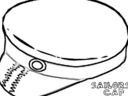 440x330 Printable Nurse Hat Coloring Page, Coloring