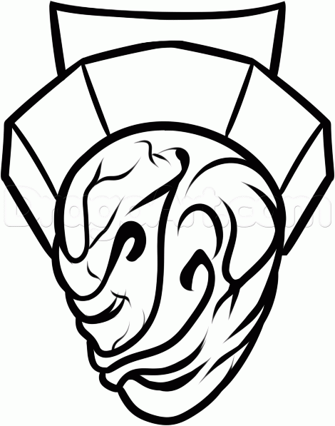 470x597 Step How To Draw The Nurse From Silent Hill Easy