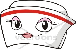 320x206 Nurse Hat Clip Art