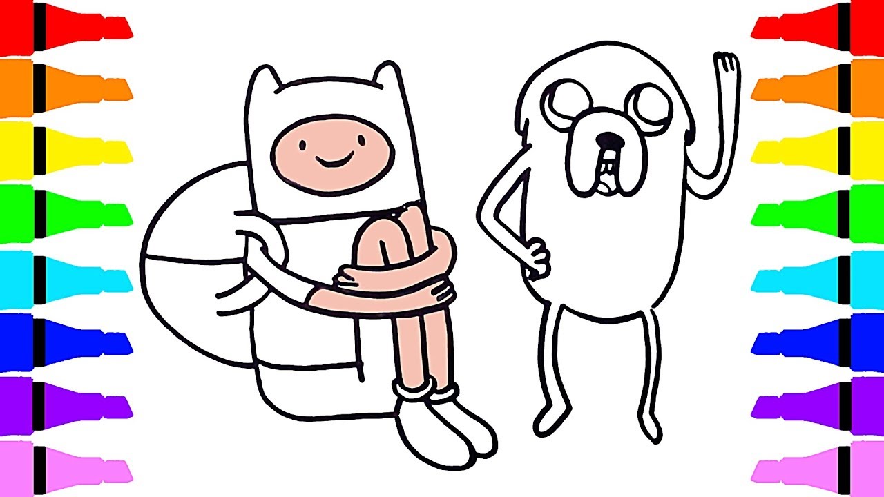 1280x720 How To Draw Adventure Time Nursery Rhymes For Kids Coloring