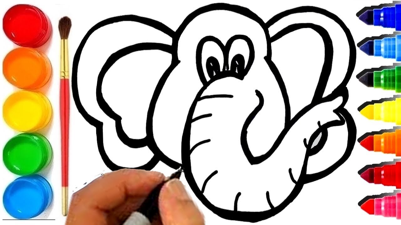 1280x720 Coloring And Drawing For Kids With Johny Johny Yes Papa Song