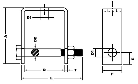 528x323 D Iron Bracket