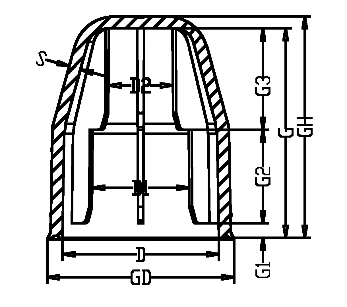 1220x1080 Bolt And Nut Protective Cap Cover With Reflective Stripe Modelsda