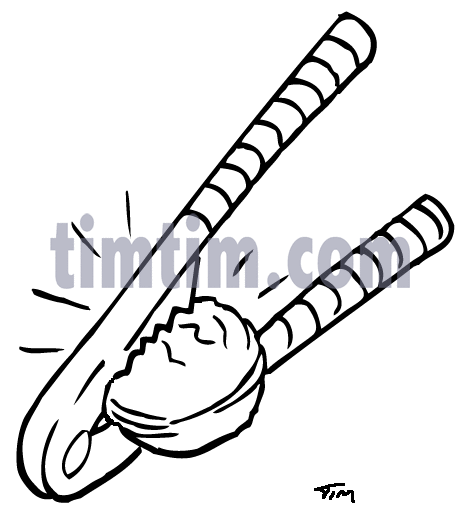 460x509 Free Drawing Of Nutcracker Bw From The Category Cooking Food