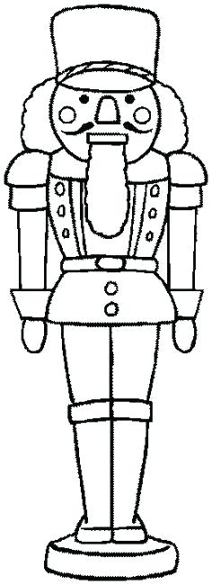 236x649 Nutcracker Coloring Sheet