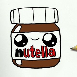 320x320 How To Draw A Nutella Cute Easy Step