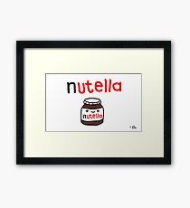 210x230 Nutella Drawing Framed Prints Redbubble