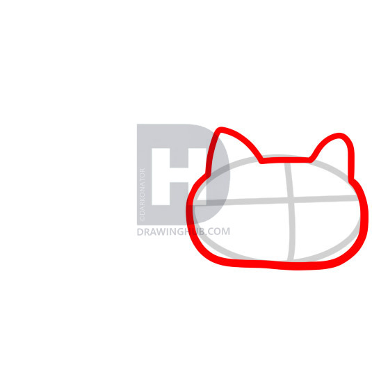 535x535 how to draw pop tart cat, nyan cat, step