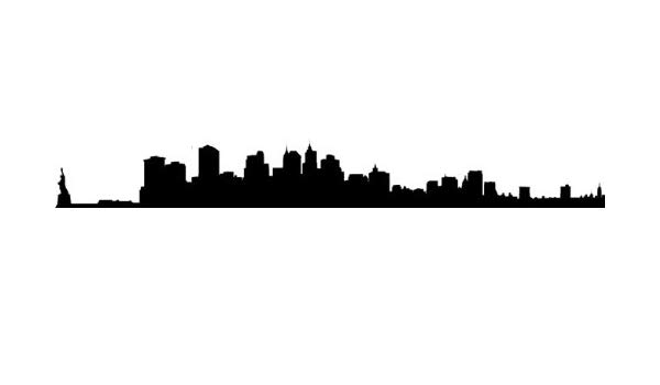 600x350 Huge Collection Of 'ny Skyline Silhouette Stencil' Download More
