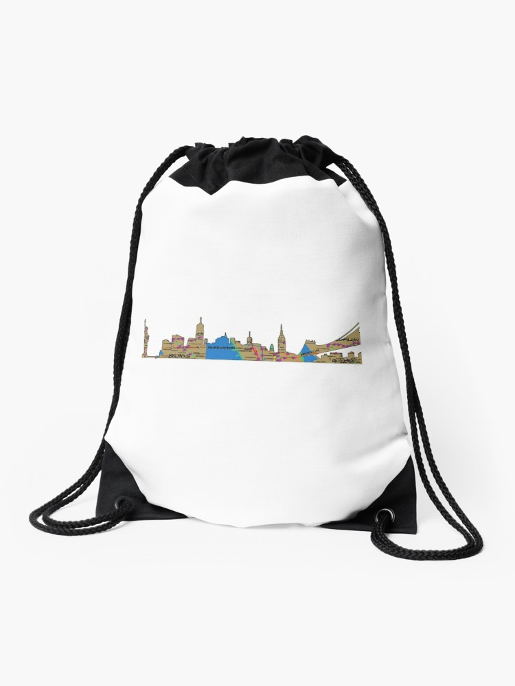 750x1000 Nyc, Subway Map New York City Graffiti Manhattan Skyline