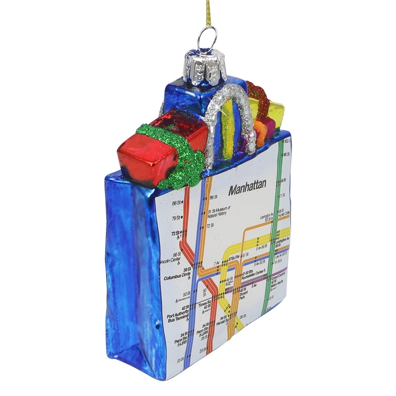 1280x1280 Glass Mta Subway Map Bag Inch