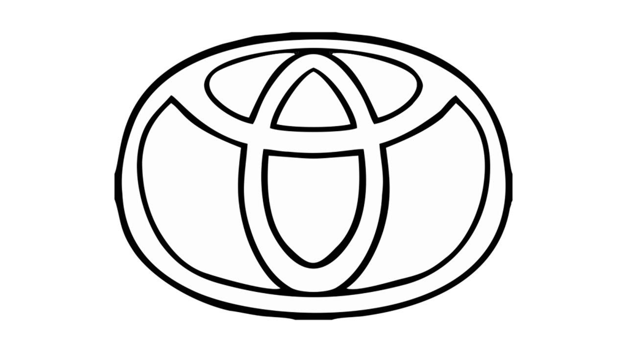 1280x720 How To Draw The Toyota Logo