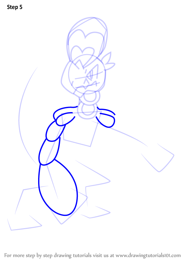 600x846 Learn How To Draw Hakamo O From Pokemon Sun And Moon Sun