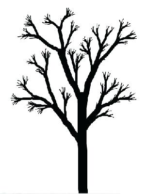 301x400 Easy Way To Draw A Tree Simple Tree Drawing Without Leaves